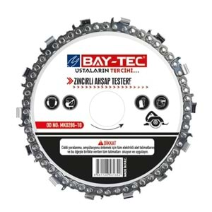 BAYTEC TESTERE ZİNCİRLİ AHŞAP 180MM MK0286-12