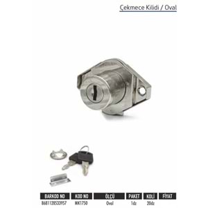 BAYTEC ÇEKMECE KİLİDİ OVAL