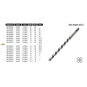 BAYTEC MATKAP UCU AHŞAP SDS 22X250 (P1)