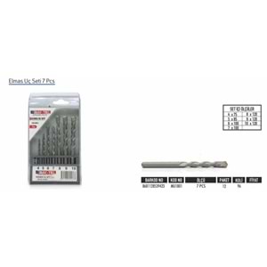 BAYTEC ELMAS UÇ SETİ 7PCS