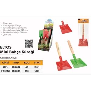 ELTOS MİNİ BAHÇE KÜREK