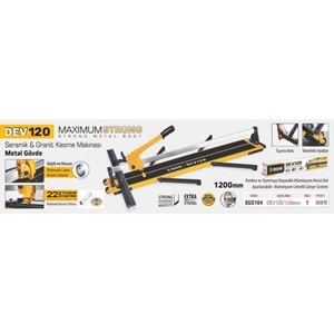 SGS SERAMİK KESME MAKİNESİ 120MM METAL GÖVDE
