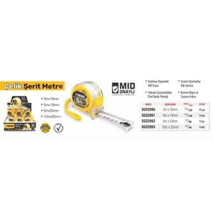 SGS METRE 10MT 25MM SGS2063