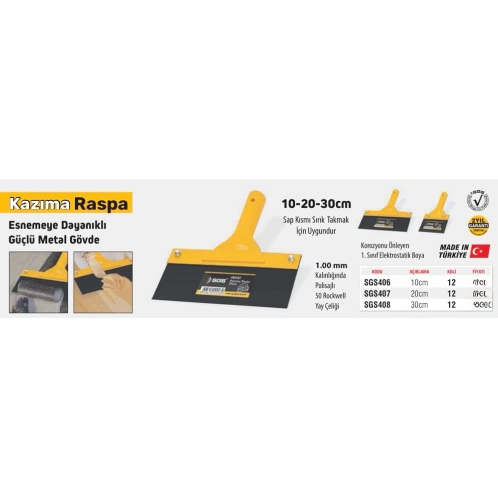 SGS KAZIMA RASPA 20CM SGS407