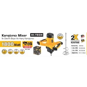 SGS- BOYA KARIŞTIRICISI MAKİNE 1800WATT