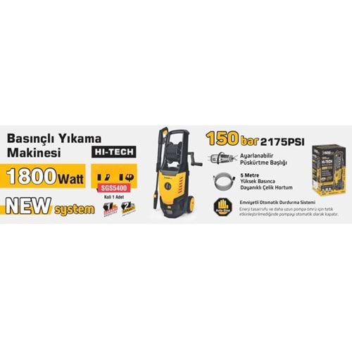 SGS- OTO YIKAMA MAKİNASI 150BAR