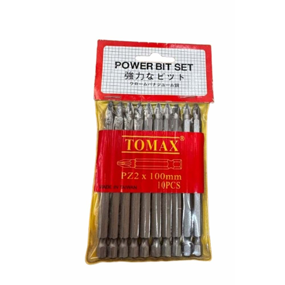 TOMAX BİTS YILDIZ UC PZ-2*100MM (P10)