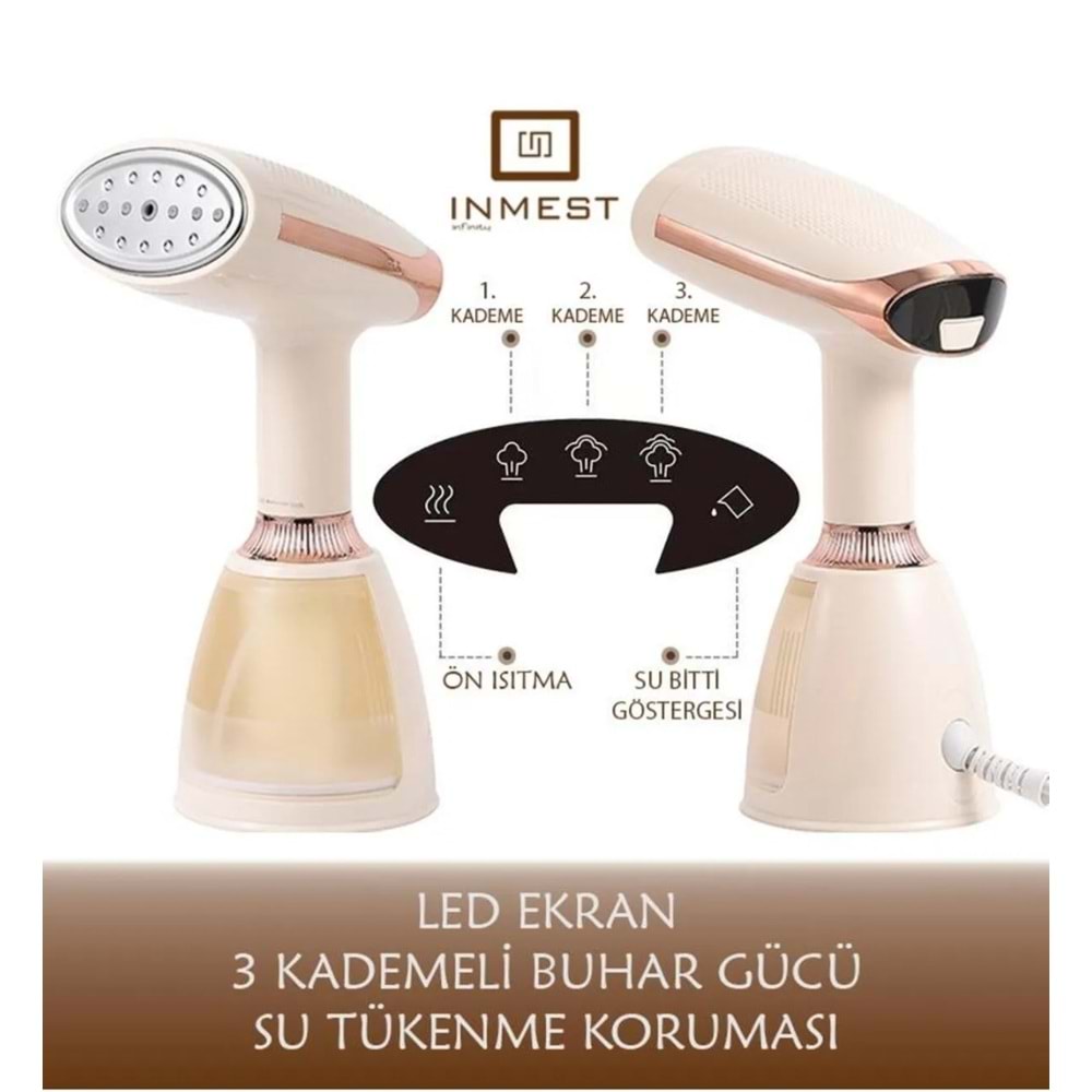 İNMEST BUHARLI KIRIŞIK GİDERİCİ ÜTÜ